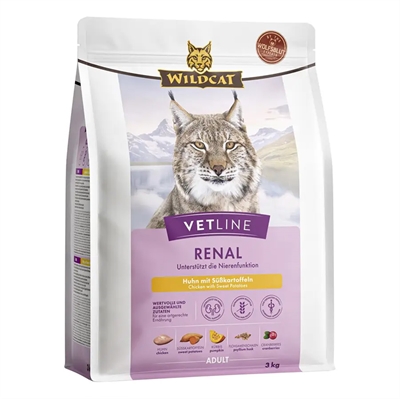 Wildcat Vetline Renal Kattefoder 3 Kg